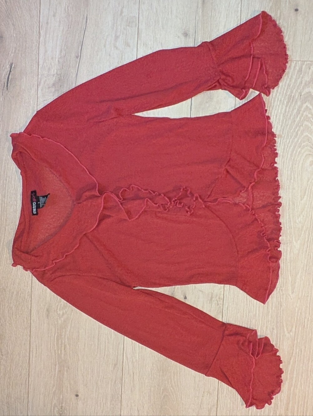Y2K Ruffle Top